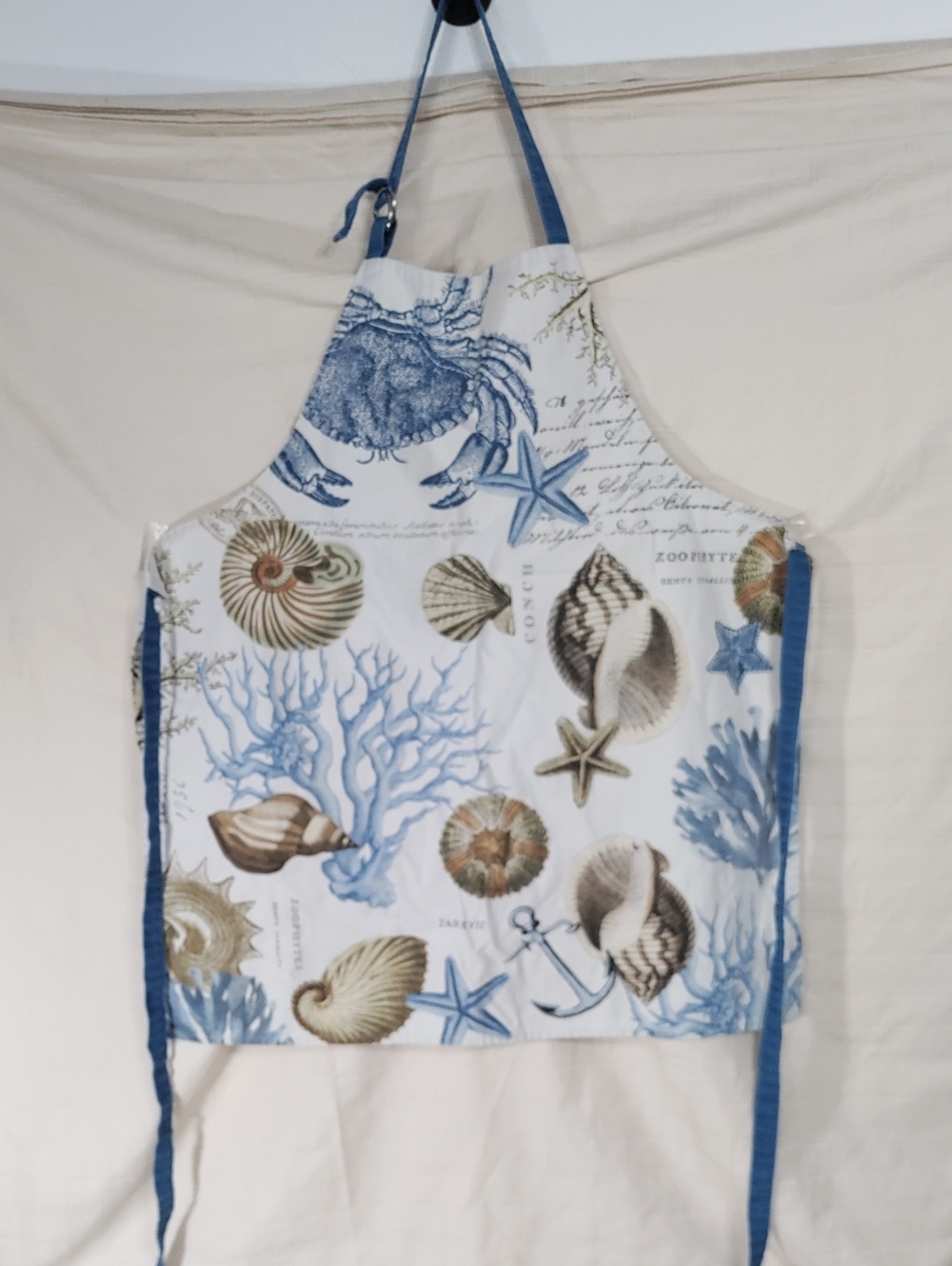 Michel Design Works Apron Blue/White Seaside Design
